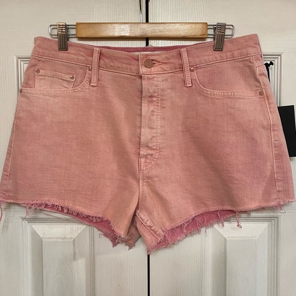 NEW Mother Superior The Tomcat Kick Fray Pink Shorts NWT - Picture 13 of 14